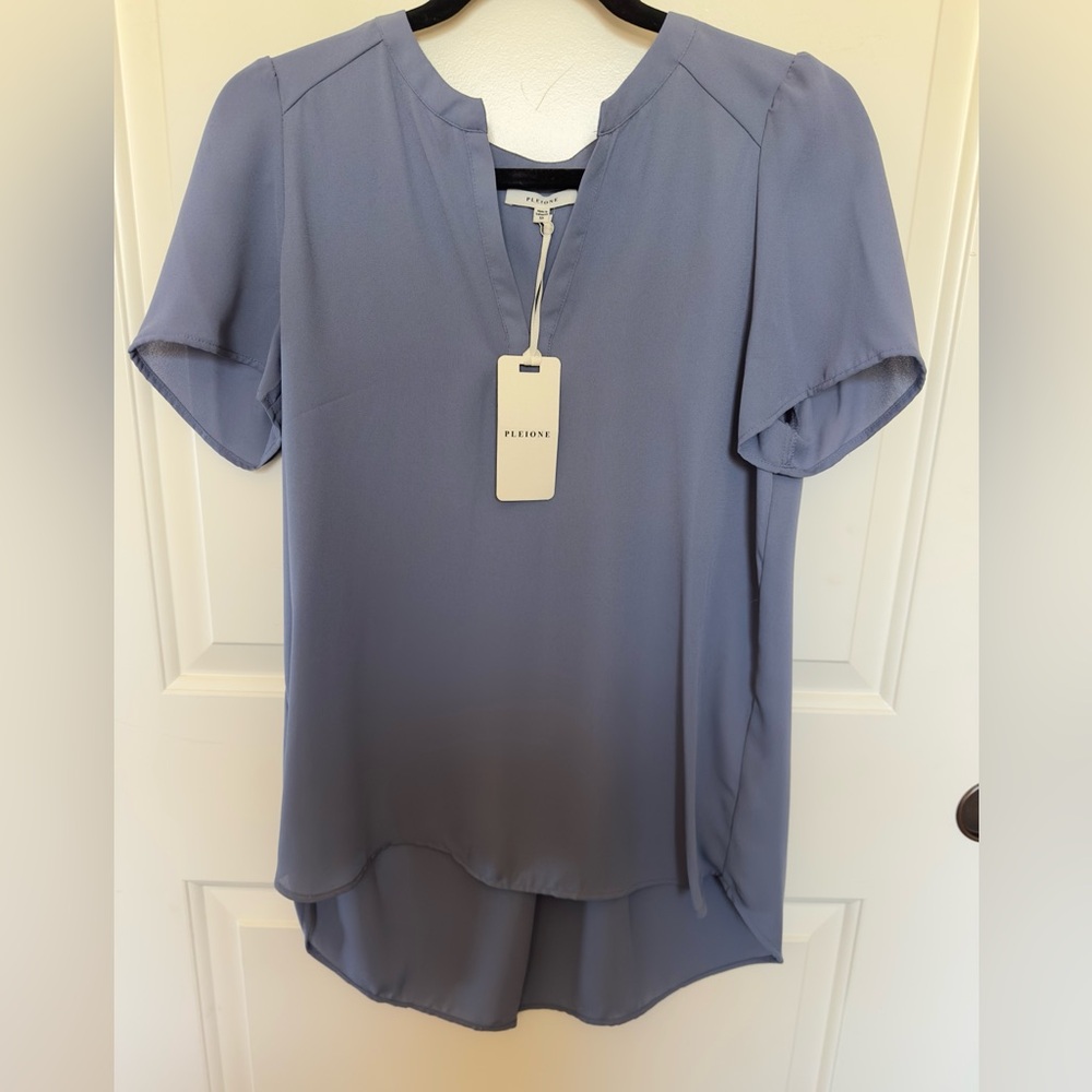 NWT Pleione short sleeve blouse - XS - Picture 2 of 5